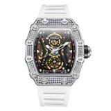 Fashion Luxury Men's Watches ONOLA Hollow Full-automatic Mechanical Tape Waterproof Watch for Men Montres Pour Hommes Clock