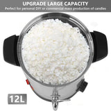 10L Electric with Spout 30-110 ℃ Furnace Wax Melter Stainless Steel Large Melting Pot Commerical