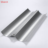 2/3/4 Groove Wave Baking Tray French Bread Baking Mold Wave Bread Baking Tool Nonstick Baguette Pan Practical Cake Baguette Mold