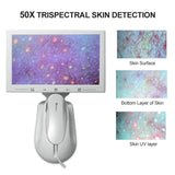 NEW Scalp Hair Follicle Facial Skin Oil Moisture Magnifying Detector 11 Inch HD LCD Screen Microscope Tester