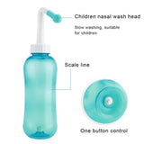 Nasal Wash Cleaner Rhinitis Pot Nose Cleaning Bottle For Adult Children Green 500ml Allergic Sinusitis Cure Therapy