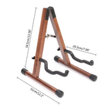 Wooden Guitar Stand Universal Folding Stand for Guitar Bass Ukulele Violins NEW