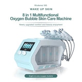 Multifunctional Face Cleaning Machine Hydrogen Oxygen Bubble Beauty Instrument Anti Wrinkle Ultrasound RF Lifting Skincare Tools