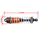 2Pcs Shock Absorber Damper 8701 For ZD Racing MX-07 MX07 MX 07 1/7 RC Car Spare Parts Accessories