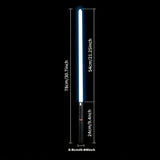 2 Lightsaber LED Double Sword with 7 Color Changes,