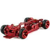2.4G Metal 1/28 4X4 RC Frame Mosquito Drift Racing Car With Battery Receiver Motor Servo ESC Electronic Equipment
