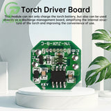 Flashlight driver DIY circuit board, TypeC port, integrated charging and discharging module