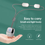 Hanging Neck Massagers Electric Rechargeable Spine Massager Mini Pulse Shoulder Cervical Massage Hot Compress with Heat