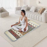 Heating Stone Massage Cushion - Far Infrared Photon Therapy, Gemstone, Negative Ion, Pulse Electromagnetic Field Pad.