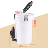 HW-602/HW-603 Super Quiet Aquarium Bucket Fish Tank External Filter Canister with Sponge Replacement Accessories For Home