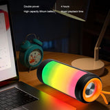 FM Radio 118 Bluetooth Speaker Subwoofer Portable Half-screen Colorful Speakers  Universal
