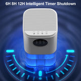 Compact Household Dehumidifier - 1.7L Large Capacity, Silent Moisture Remover for Bedroom & Office with Air Purification