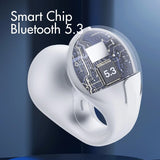 Ear Clip Type Non-In-Ear Wireless Digital Display Bluetooth Headset Game Painless Wearing Super Long Lasting Sports Headset
