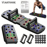 1pc Multifunctional Folding Push-up Board For Home And Gym Workouts