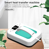 Coobo Handheld Mini Press 7x5 Inch Portable Heat Transfer hine Adjustable Temperature deal for T-Shirts Bags