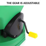 Gardening Seed Spreader Portable Manual Seeder 1.5L Gears Adjustable Sowing Fertilizing Melting Snow for Garden Small Lawn