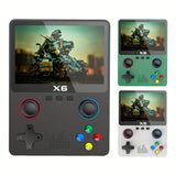 X6 Game Console，8.89 Cm IPS Screen Mini Game Console