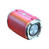 Upgrade Wireless Bluetooth Speaker With 360° HIFI Stereo Sound, Super Bass, Pairing, Colorful Streamer, FM Radio - Perfect For Outdoor, Home, Party