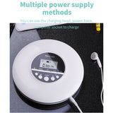 Newly upgraded Walkman portable mini Bluetooth CD player Mp3 multi power charging with stereo headphone shock protection