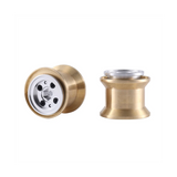 4Pcs Brass Clamp Ring Metal 1.0 Rim Wheel Hub for FMS FCX24 Max Smasher 1/24 RC Crawler Car Upgrade Parts,2
