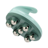 Handheld Roller Magnetic Bead Massager Meridian Brush Soft Belly Full Body Muscle Relaxation Portable