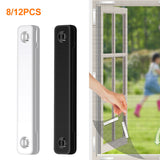 8/12pcs Magic Clips Punch free Magnets for Mosquitoe Window Screen Insect Protection Netting Buckle Clip