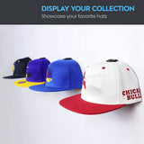 Modern JP Adhesive Hooks Wall-Hat Rack For Baseball Caps, Minimalist Hat Display