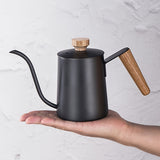 1pc, 304 Stainless Steel Mini Pour Over Coffee Kettle - 350ml/12oz - Manual Coffee Pot - Retro Coffee Kettle