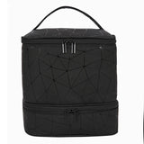 30 Bottles Nail Polish Storage Portable Cosmetic Large Handbag Organizer with Handle for Travel 2 Layer Essential Oil Bag