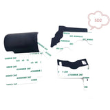 1Set New Body Shell For Canon EOS 5D Mark II 5DII / 5D2 Grip Rubber Unit Digital Camera Repair Part With Tape