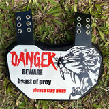 Plate Football Backplate Hard Shell Lower Back High Impact Padding Shoulder Pad for Outdoor Sports