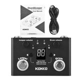 KOKKO Looper Tuner - Portable BT Page-Turner, Phrase Loop Recording, Drum Effect Pedal, Digital