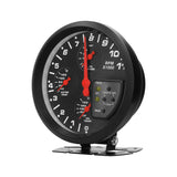 5” 4 in 1 Car Multifunctional Tachometer Pressure Oil Water Temperature Gauge Meter Support Alarm Function