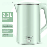 2.3L Electric Tea Coffee 0.8L Stainless Steel Portable Water Boiler For Hotel Family Trip Kitchen Smart Kettle Pot