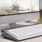 Desktop Keyboard Mini Whiteboard Writing Tempered Glass Business Office Erasable Note Memo Wrist Rest Board Easy Install