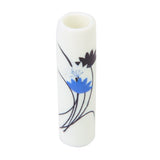 Set of 3Pcs Dollhouse Miniature Plastic Flower Vase---Blue Painted