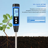 Professional Nutrient Meter Quick-acting Nitrogen Analyzer Fertility for Gardening Agriculture LED Soil Tester