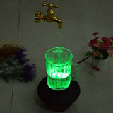 Color Changing Faucet Mug - Tabletop Fountains Home Office Decoration EU Plug