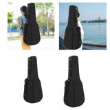 Gig Bag Protection Water Resistent Portable with Handle Acoustic Carrying Hard Box Electric Guitar Case