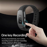 0.96inch 16GB Watch Voice Activated Recorder Playback MP3 Music Player 72hrs Recording Files Device for Lectures
