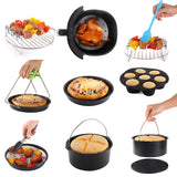 Baking Cake Mould Set 12pcs/set 7 Inch / 8 Inch Air Fryer Accessories for all Air Fryer Machine  4.0- 5.8QT Kitchen Tools