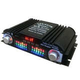 BT-998 12V/220V Mini bluetooth HiFi Power Amplifiers Stereo Car Home Audio Digital Sound Amplifier LCD Display FM SD USB Bass