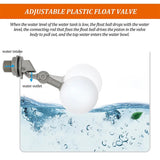 1/2 Inch Float Ball Valve Shut Off Water Level Control Automatic Feed Anti Corrosion Fish Tank Aquarium Water Humidifier Valve
