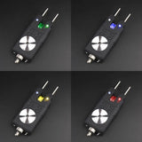 1+4 Brand New Carp Fishing Bite Alarm Waterproof Fishing Electronic Fish Strike Rod Tip Light Indicator Bell Wireless Receive