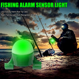 1-5pc LED Fishing Alarm Compression Resistan Rod Tip Sensor Light Carp Night Fishing Bite Alarm Tool Outdoor Fishing Accessories