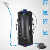 1 PCS 20L Water Bashing Bags Foot Pump Bathing Bag Nozzle Foldable Shower Bathing Bag