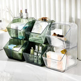 1 Pcs Hanging Storage Box Bathroom Organizer Desktop Cosmetic Storage Drawer Makeup Storage Bathroom Shower Storage Baskets