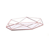 1 Piece, Metal Mirror Entrance Key Storage Furniture Living Room Home Decoration Tray