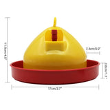 1 pcs Poultry Water Fountain Automatic Chicken Drinker Trough Food Chicken Breeding Tools Breeding feeding watering supply