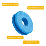 10/20/50pcs EVA Foam Spools Fishing Winding Board Fishing Hook Line Tackle Foam Spool Trace Wire Swivel Tackle Fish Line Tools
